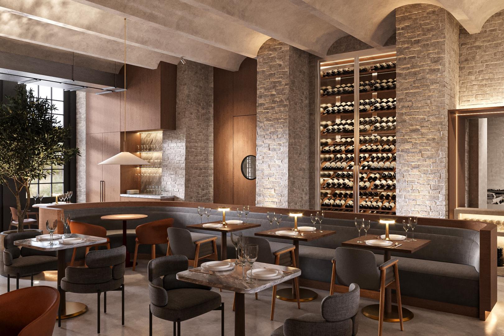 Интерьер ресторан Ava Bistro