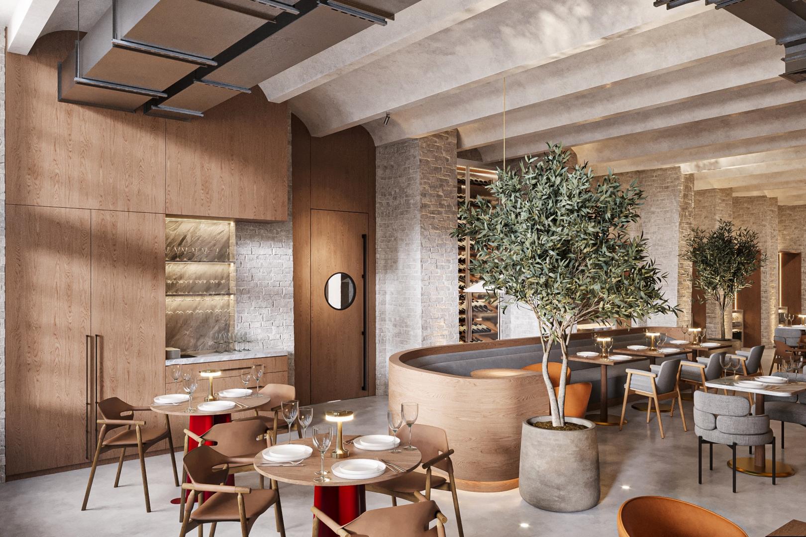 Интерьер ресторан Ava Bistro