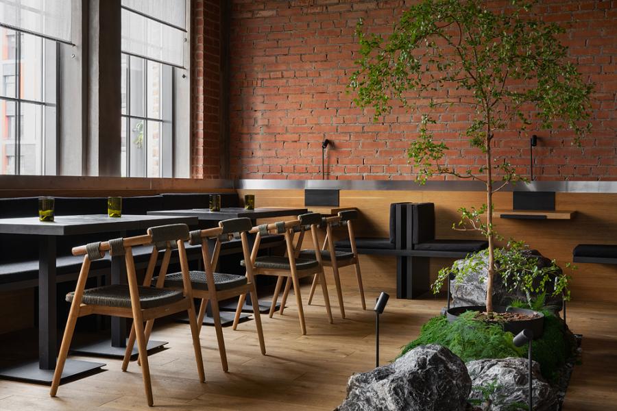 Интерьер кафе O.Bistro