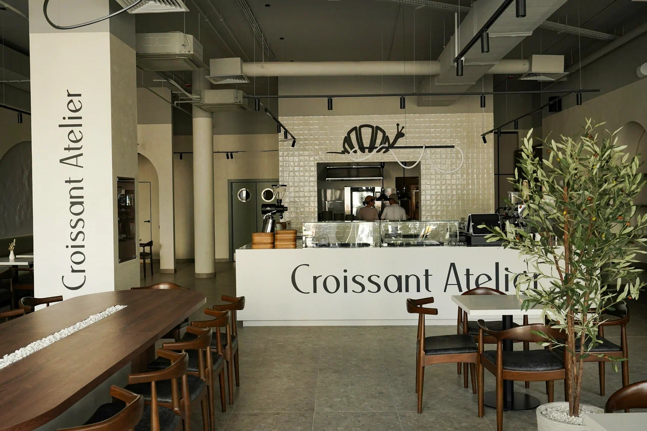 Интерьер пекарня Croissant Atelier