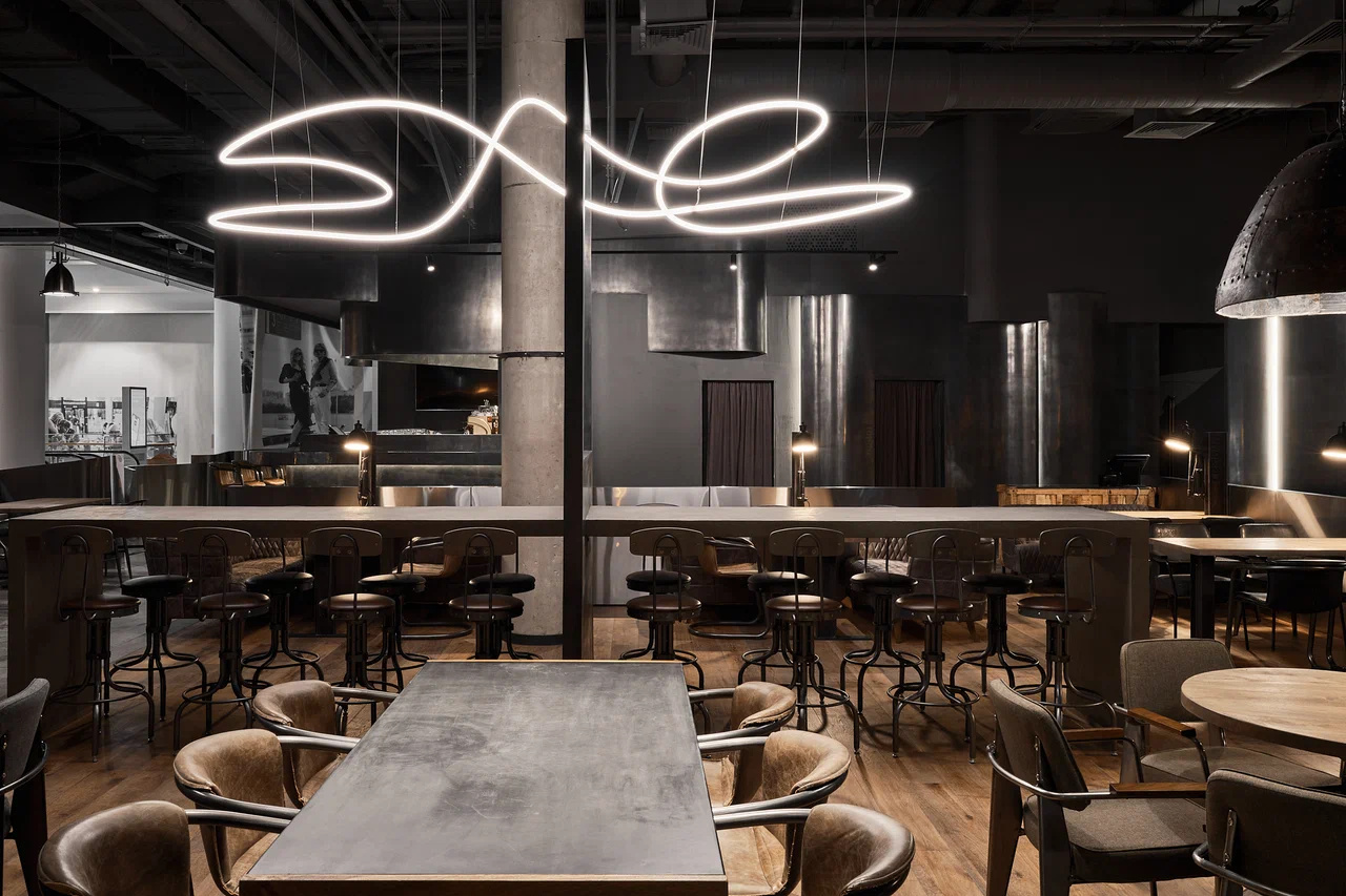 Интерьер пивной ресторан Сварня