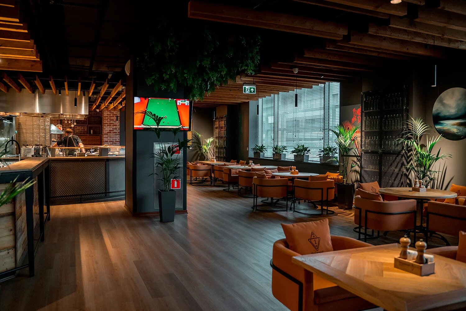 Интерьер ресторан Бильярдный клуб №1