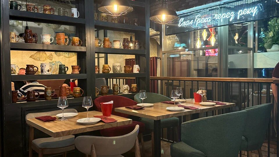 Интерьер ресторан Раки и гады