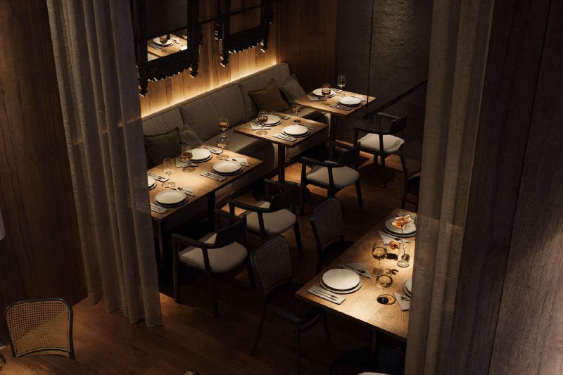 Интерьер ресторан Белый рябчик