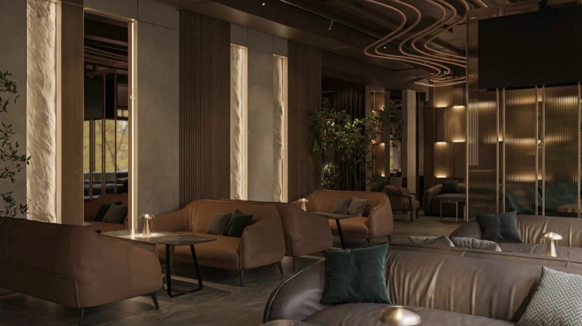 Интерьер ресторан Hide Lounge