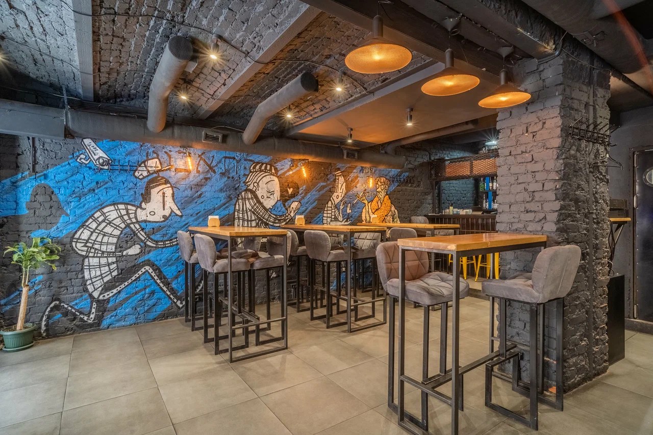 Интерьер кафе Taam Hummus Bar 2.0