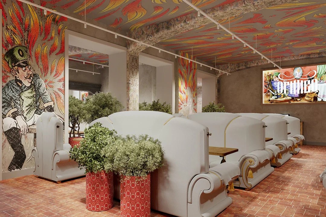 Интерьер площадка для мероприятий Огниво