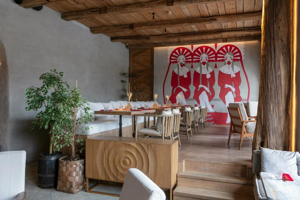 Интерьер ресторан Ёшки Матрёшки