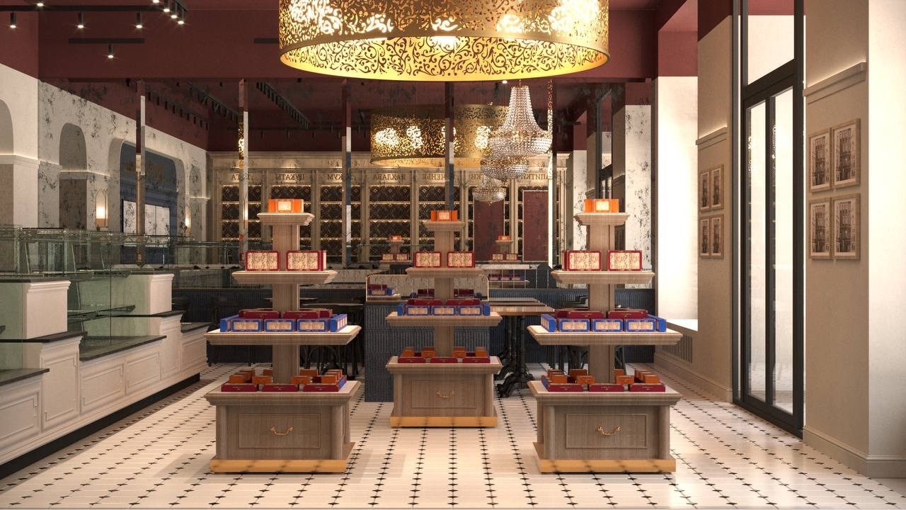 Интерьер кондитерская Восточные сладости