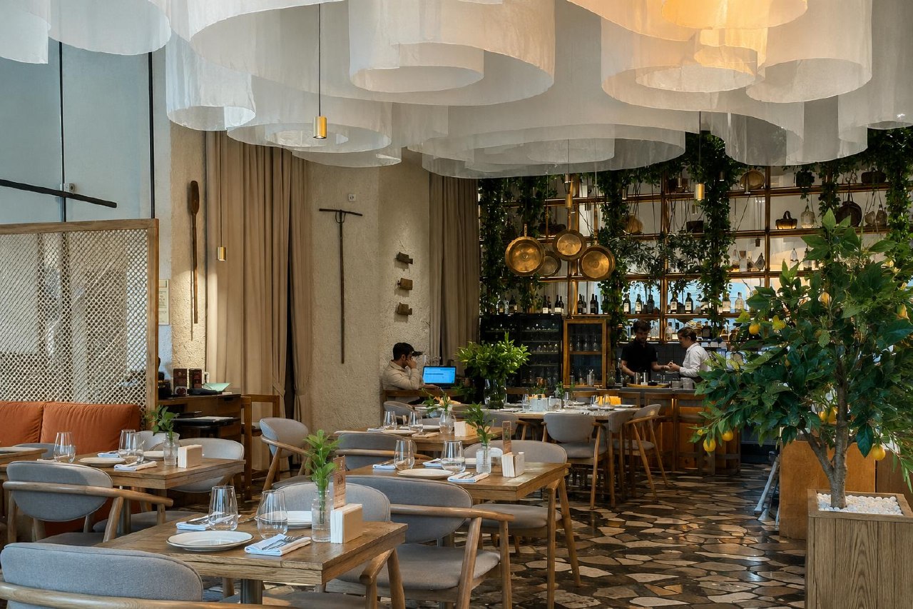 Интерьер ресторан Osteria Da Fortunata