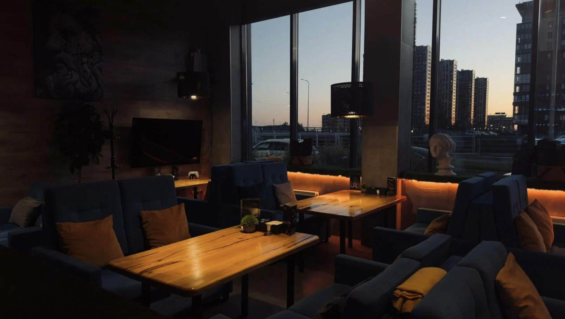 Интерьер кальянный бар Liberty Lounge