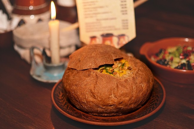 Ароматный сырный суп в хлебе – пошаговый рецепт приготовления с фото