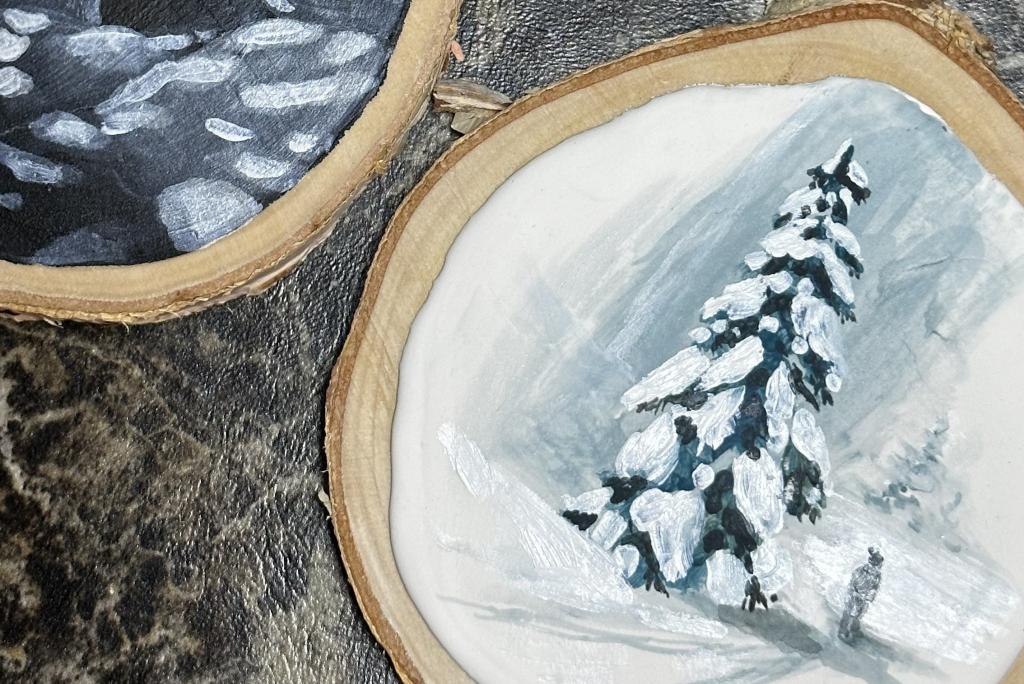 Авторская картина в подарок к десерту