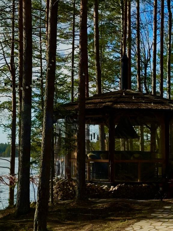 Специальное меню в беседке шефа