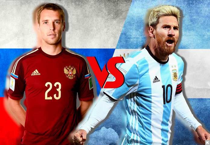 Трансляция матча Россия — Аргентина