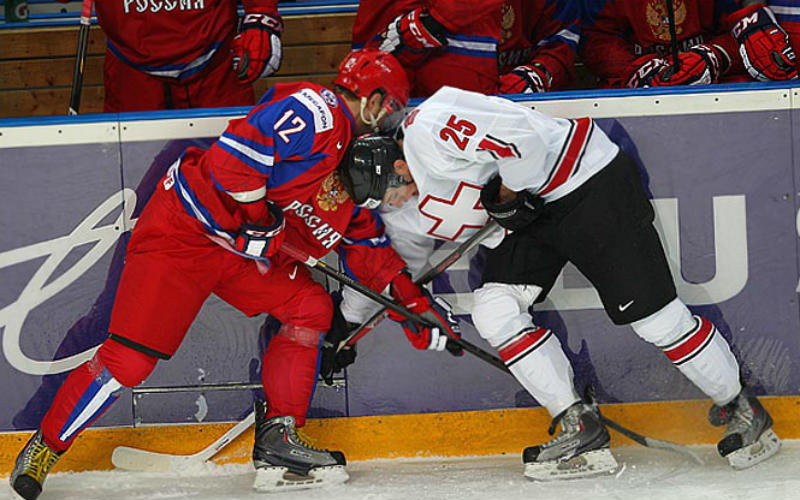 Хоккей: Россия — Швейцария