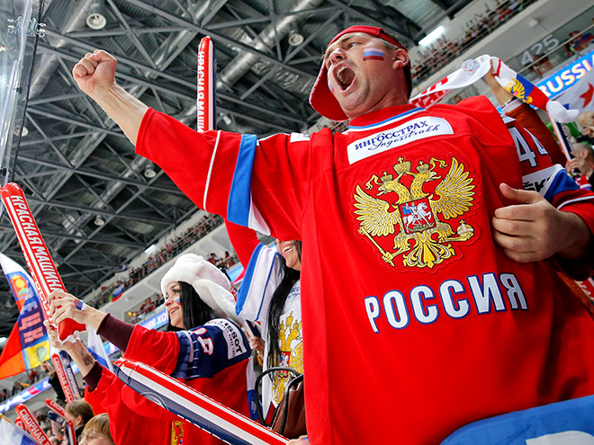 Хоккей: Россия — Чехия