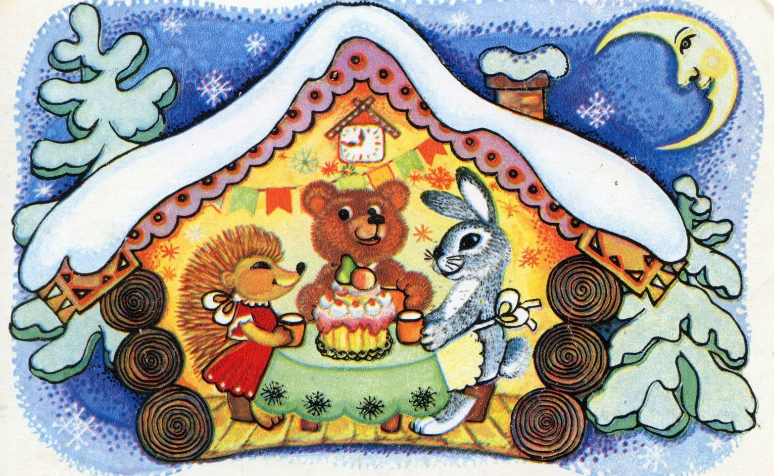 Детская сказка «Пушистики и новогодний теремок» в Vasilchuki Chaihona №1