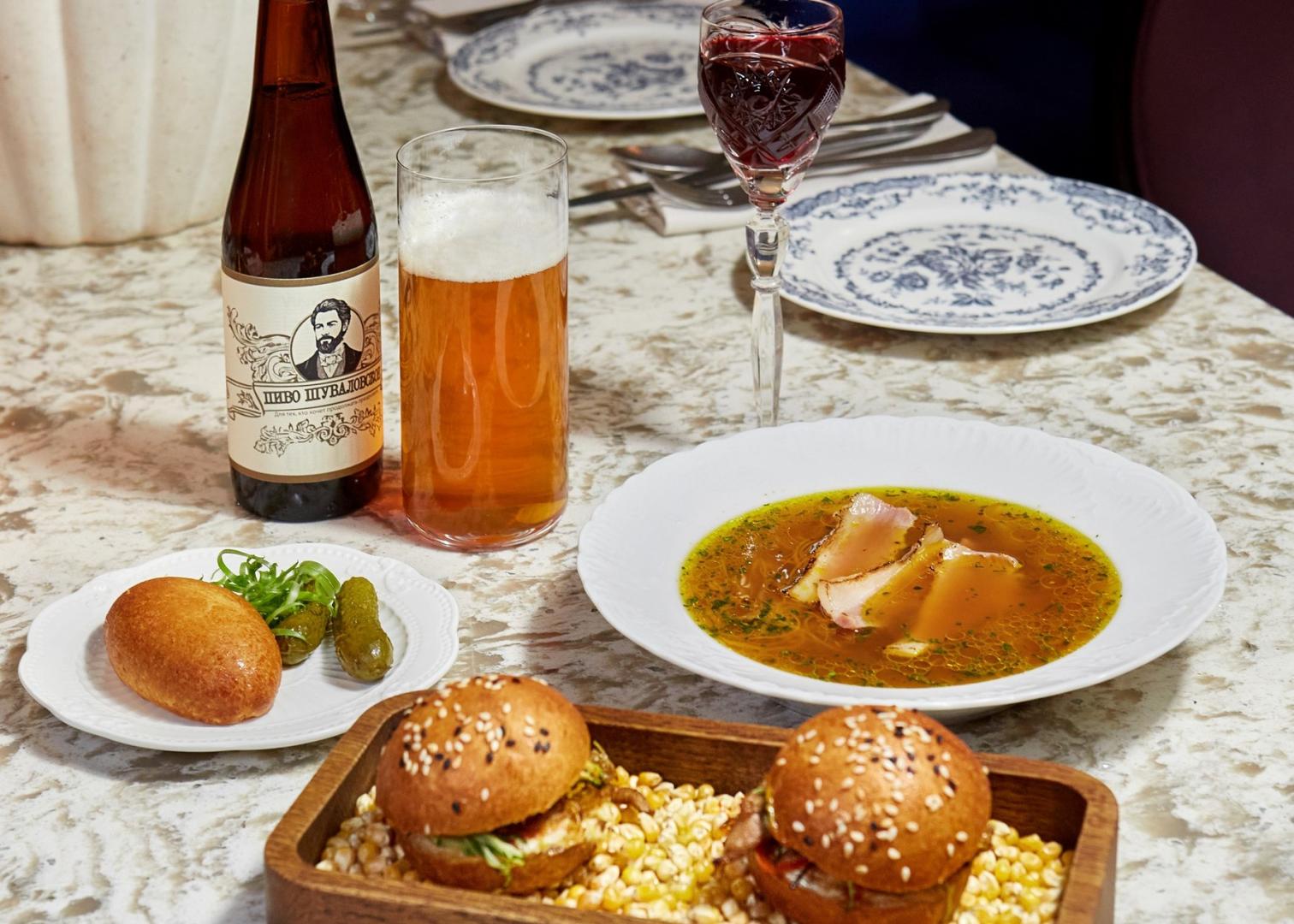 Похмельный сет графа Шувалова | Academia Bar Shuvaloff | ул. Моховая, 10