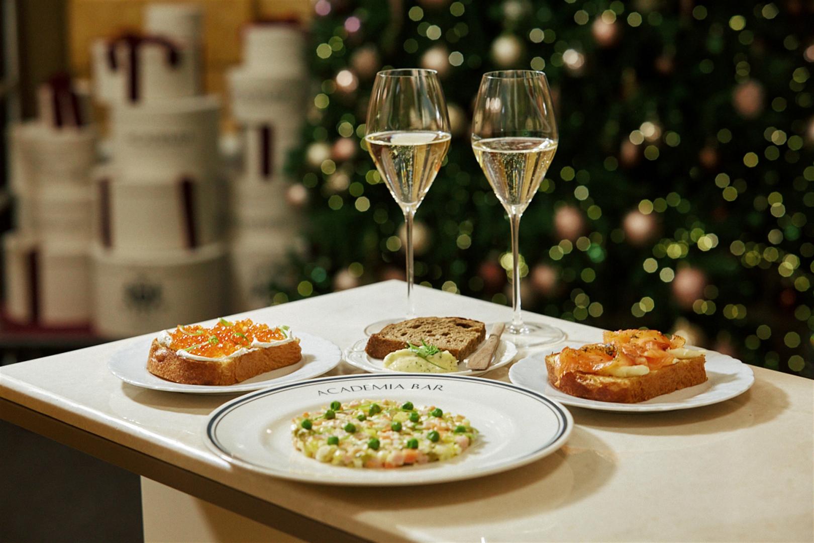 Новогоднее меню | Academia Bar Shuvaloff | ул. Моховая, 10