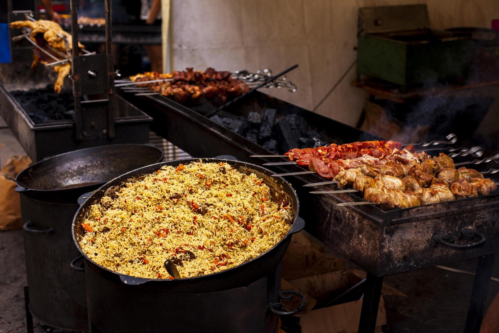 Казан плова | Vasilchuki Chaihona №1 | пр-т Мичуринский, 36