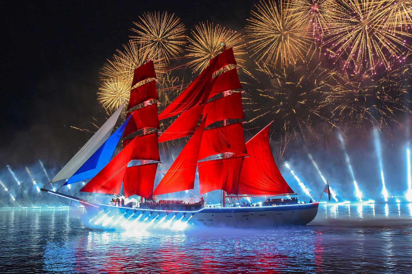 Алые Паруса на борту фрегата «Благодать» | Фрегат Благодать | наб. Петровская, напротив дома 2